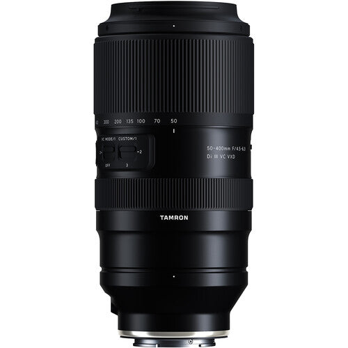 Tamron 50-400mm f/4.5-6.3 Di III VC VXD Lens (Sony E) Tamron 50-400mm f/4.5-6.3 Di III VC VXD Lens (Sony E)